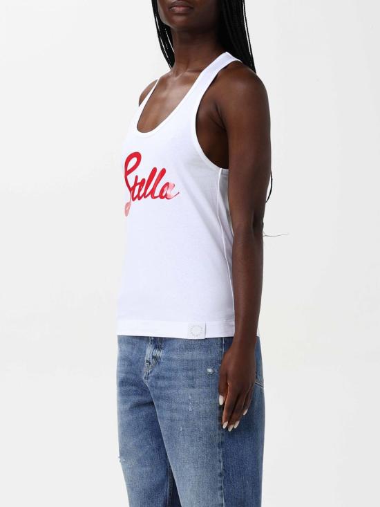 25SS 스텔라 맥카트니 민소매 티셔츠 6J03943SPZ90 9000 White - STELLA MCCARTNEY