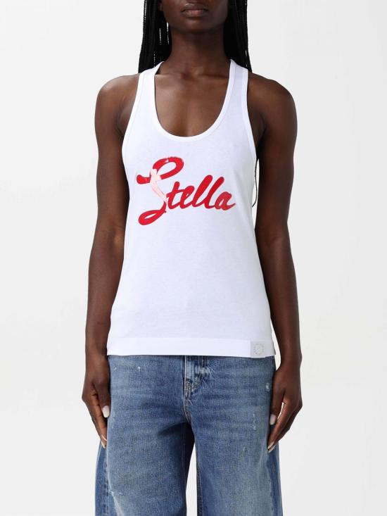 25SS 스텔라 맥카트니 민소매 티셔츠 6J03943SPZ90 9000 White