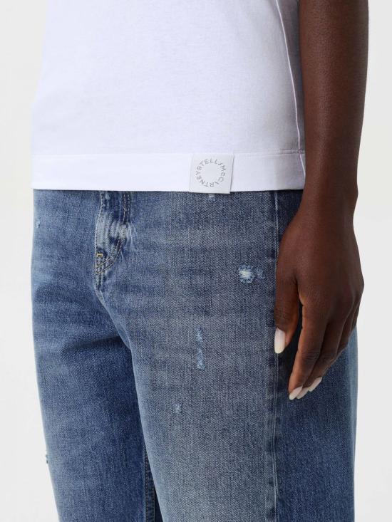 25SS 스텔라 맥카트니 민소매 티셔츠 6J03943SPZ90 9000 White - STELLA MCCARTNEY