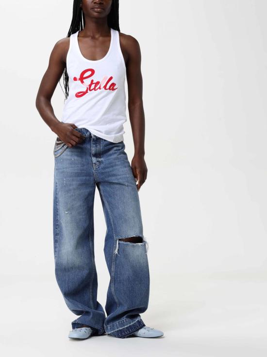 25SS 스텔라 맥카트니 민소매 티셔츠 6J03943SPZ90 9000 White - STELLA MCCARTNEY