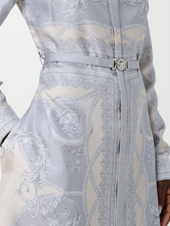 25FW 베르사체 미디 원피스 10186221A13359 5E450 Champagne - VERSACE