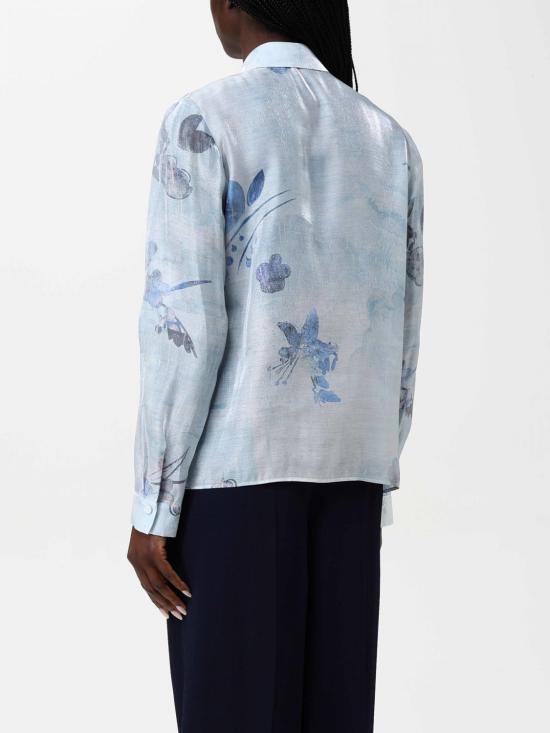 25SS 엠포리오 아르마니 블라우스 EW002140TE13523 P1007 Sky Blue - EMPORIO ARMANI