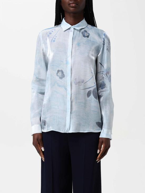 25SS 엠포리오 아르마니 블라우스 EW002140TE13523 P1007 Sky Blue