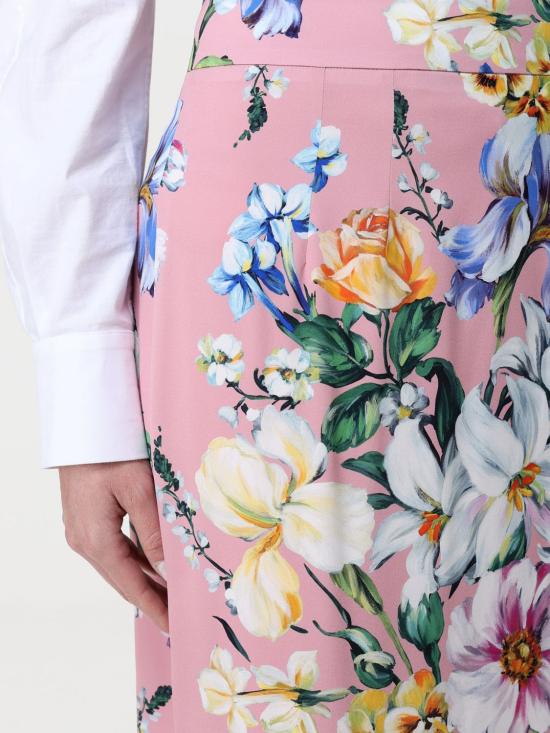 25SS 돌체앤가바나 미디 스커트 F4CS8TFSA7G HF5JC Pink - DOLCE & GABBANA