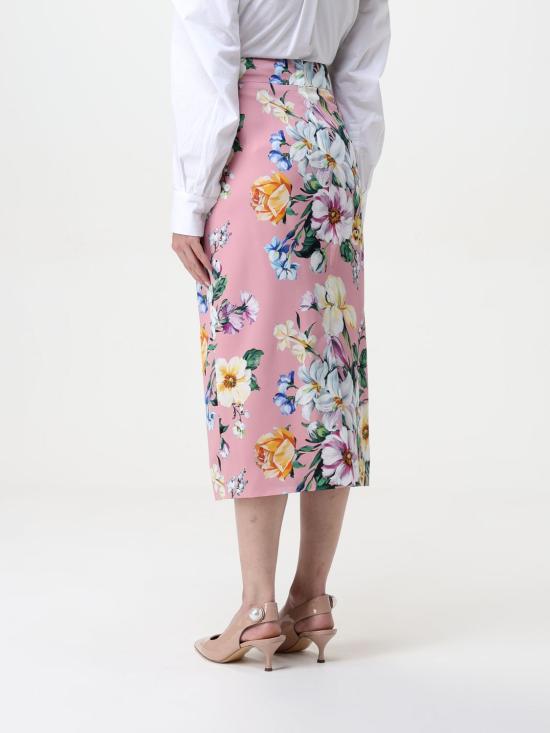 25SS 돌체앤가바나 미디 스커트 F4CS8TFSA7G HF5JC Pink - DOLCE & GABBANA