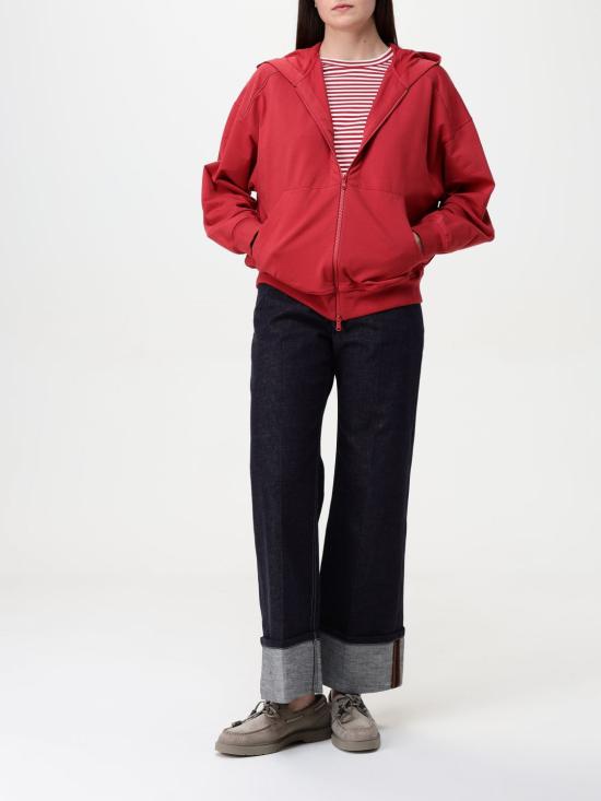 25FW 브루넬로 쿠치넬리 집업 스웨트셔츠 MH827FB706 C7901 Red - BRUNELLO CUCINELLI