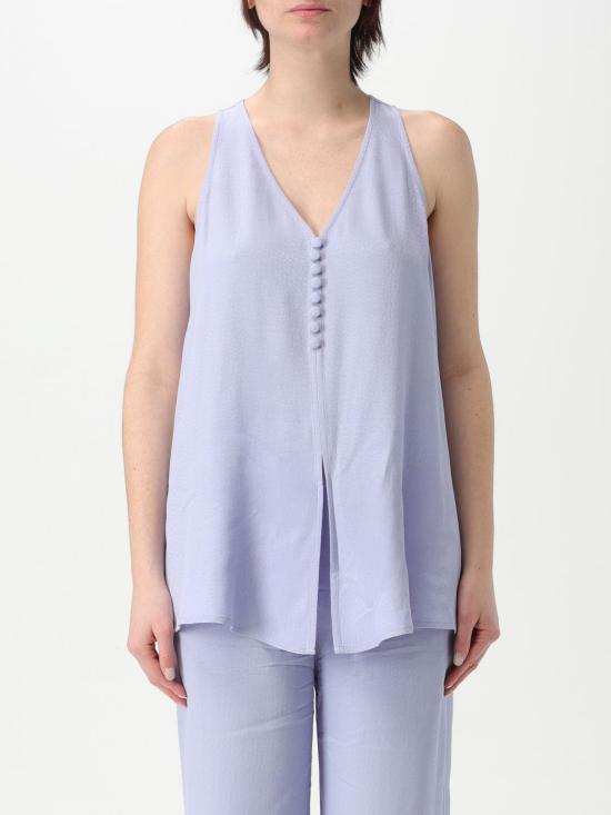 25FW 엠포리오 아르마니 민소매 티셔츠 EW000712AF12691 UA036 Lilac