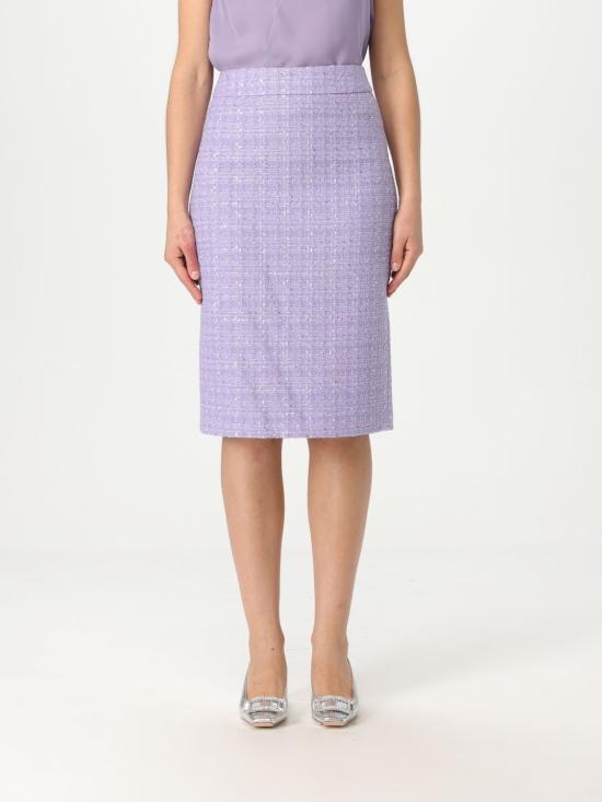 25SS 엠포리오 아르마니 미디 스커트 EW001453AF12520 UA036 Lilac