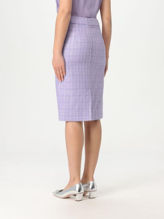 25SS 엠포리오 아르마니 미디 스커트 EW001453AF12520 UA036 Lilac - EMPORIO ARMANI