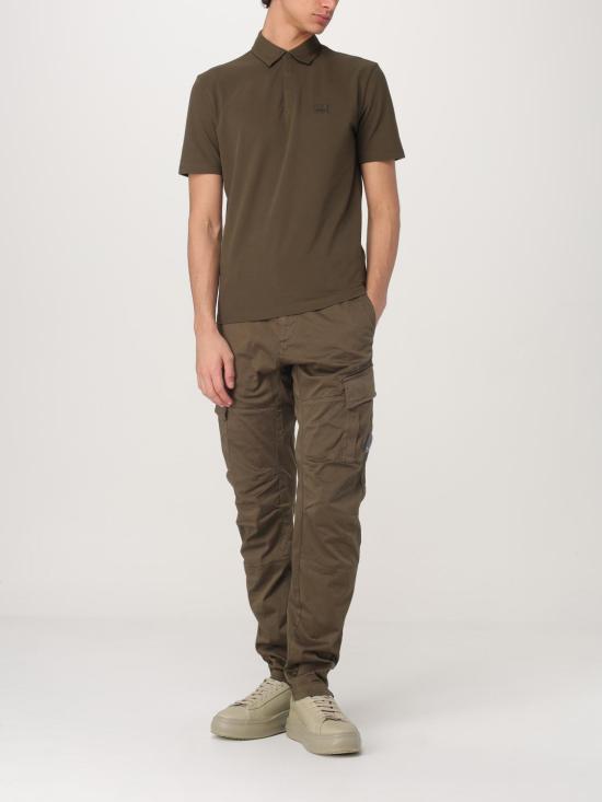 25FW 씨피 컴퍼니 폴로 티셔츠 18CMPL165A005263W 683 Green - C.P. COMPANY