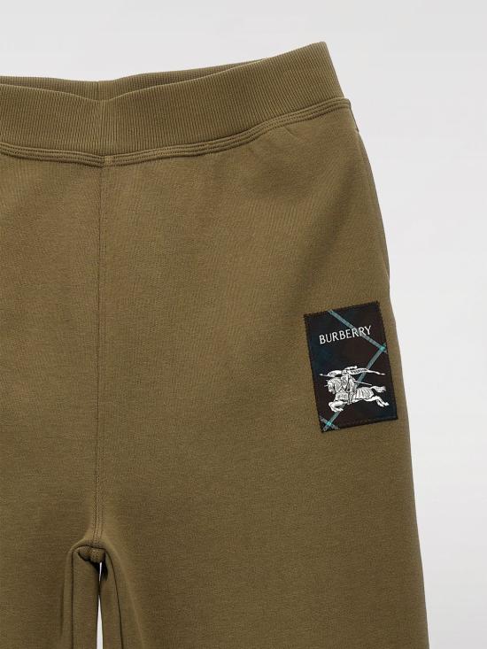 25FW [키즈] 버버리 트레이닝/조거 팬츠 8105477 Green - BURBERRY