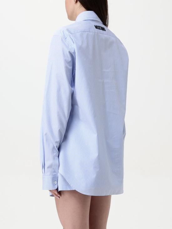 25FW 모스키노 셔츠 02270532 2303 Blue - MOSCHINO