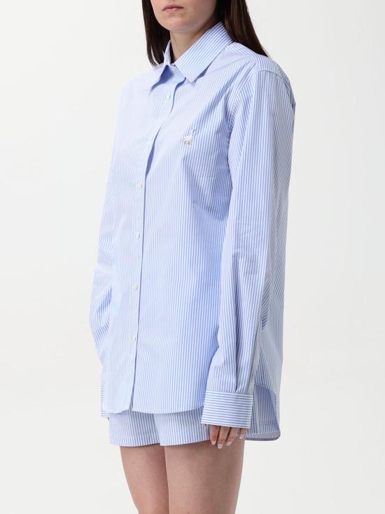 25FW 모스키노 셔츠 02270532 2303 Blue - MOSCHINO