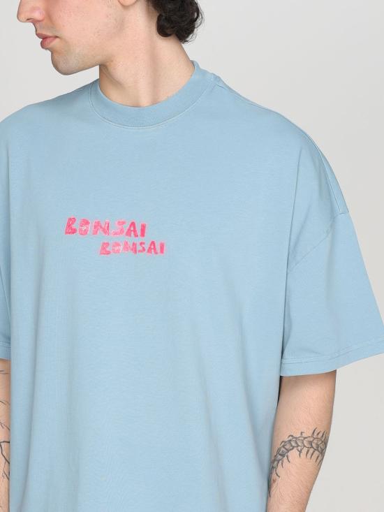 25SS 본사이 반팔 티셔츠 SS25TS002001 BLU Gnawed Blue - BONSAI