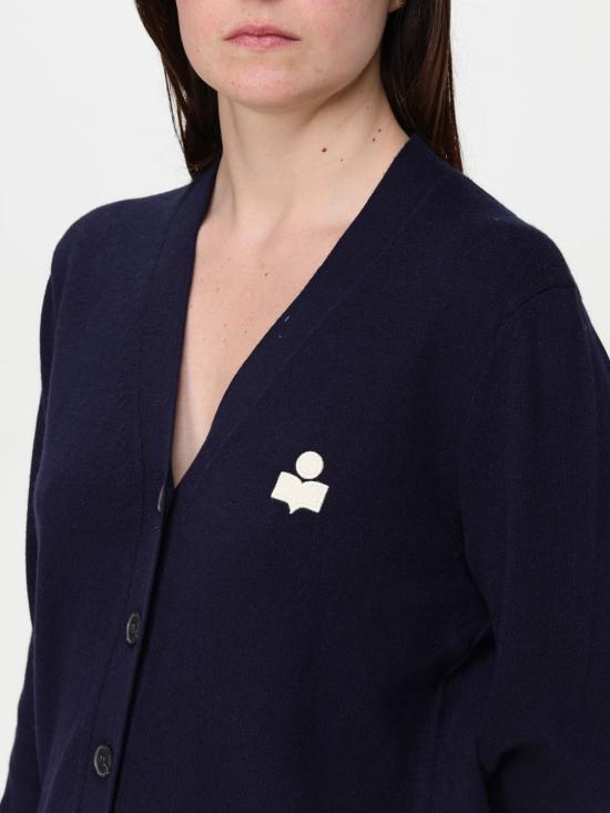 25SS 이자벨마랑에뚜왈 가디건 CA0104FAC1L17E 30MI Blue - ISABEL MARANT ETOILE