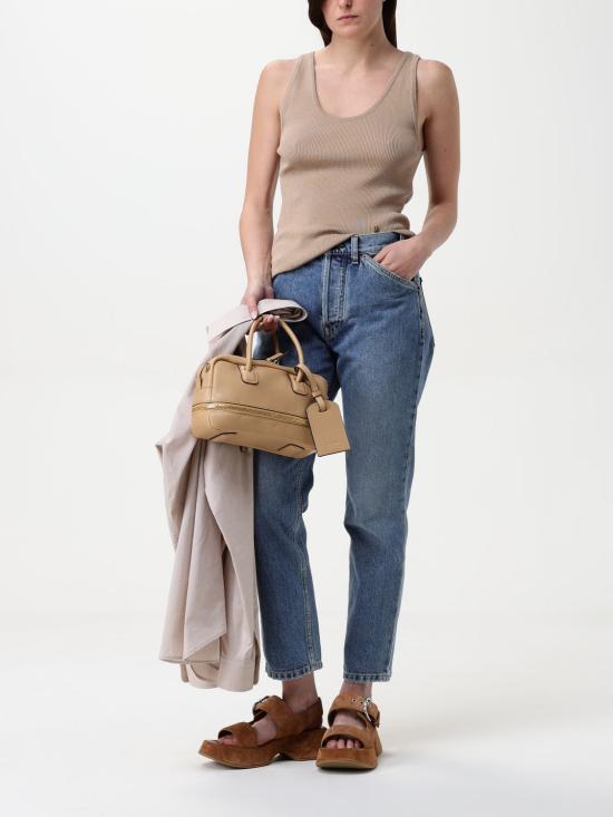 25FW 모스키노 민소매 티셔츠 08820501 0019 Beige - MOSCHINO