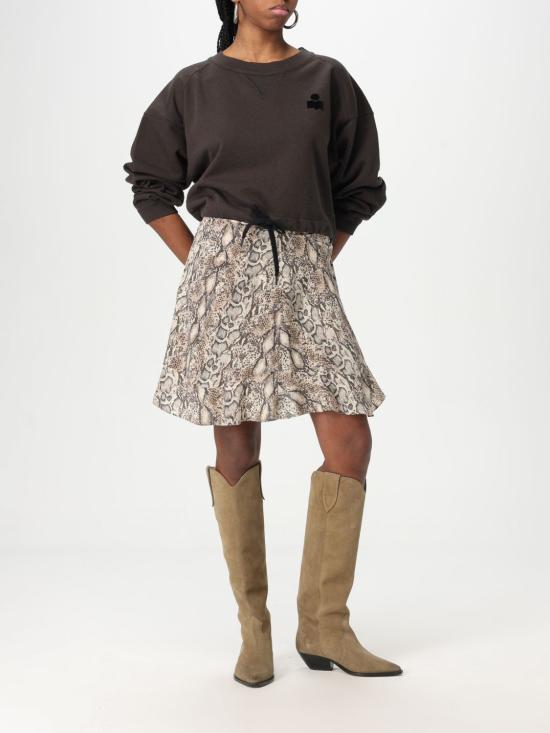 25FW 이자벨마랑에뚜왈 긴팔 티셔츠 SW0005FAA1M07E 02FK Black - ISABEL MARANT ETOILE