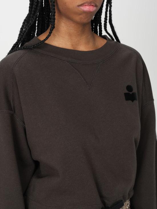 25FW 이자벨마랑에뚜왈 긴팔 티셔츠 SW0005FAA1M07E 02FK Black - ISABEL MARANT ETOILE
