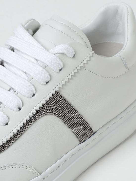 25FW 브루넬로 쿠치넬리 뮬/슬리퍼 MZGSG2907 C7592 White - BRUNELLO CUCINELLI