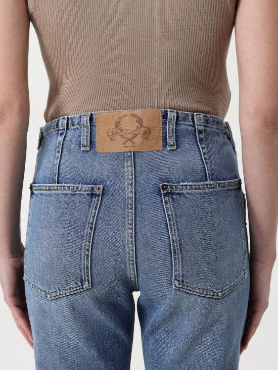 25FW 모스키노 데님 팬츠 03190522 0285 Blue - MOSCHINO