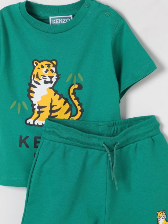 25SS [키즈] 겐조 트레이닝 웨어 K60961 674 Green - KENZO