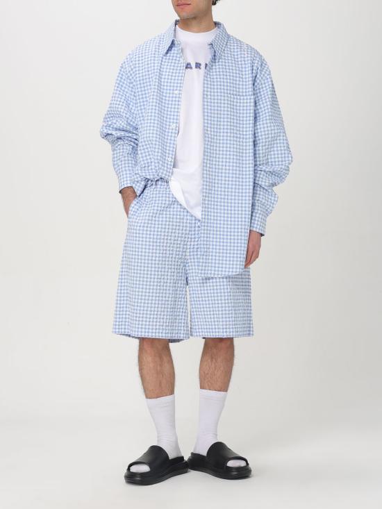 25FW 마르니 긴팔 셔츠 CUMU0332S0UTN929 CHB21 Blue - MARNI