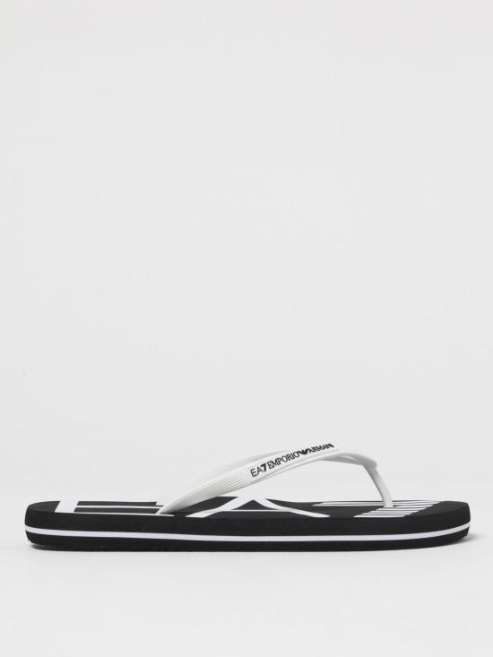 25SS 엠포리오 아르마니 뮬/슬리퍼 XCQ004XK196 A120 Black