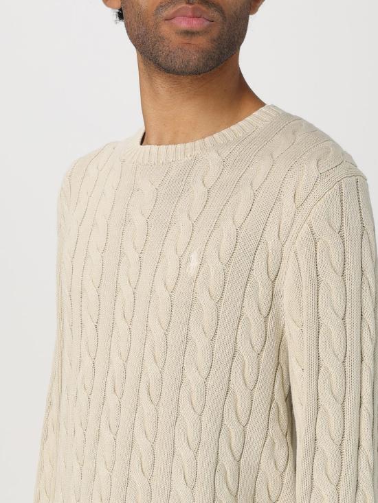 25FW 폴로 랄프로렌 스웨터 710965867 001 Beige - POLO RALPH LAUREN