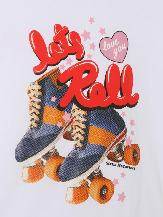 25FW [키즈] 스텔라 맥카트니 티셔츠 TW8D01Z0434 100 White - STELLA MCCARTNEY