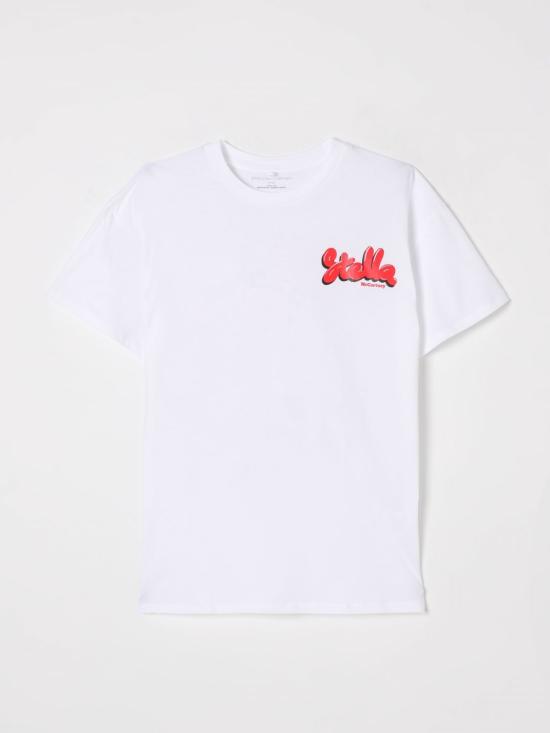 25FW [키즈] 스텔라 맥카트니 티셔츠 TW8D01Z0434 100 White