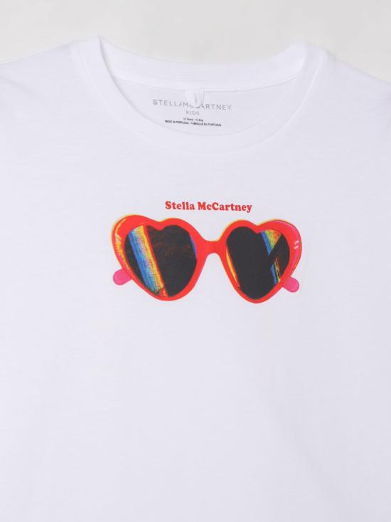 25FW [키즈] 스텔라 맥카트니 티셔츠 TW8C81Z0434 100 White - STELLA MCCARTNEY