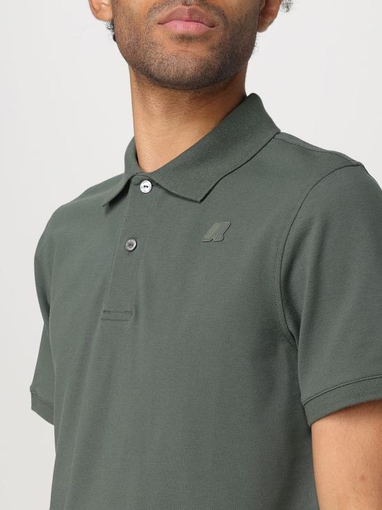 25FW 까웨 폴로 티셔츠 K5127BW WMR Grass Green - K-WAY