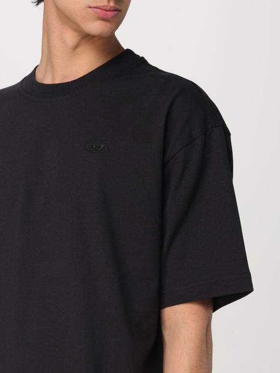 25FW 디젤 반팔 티셔츠 A113020HGAM 9XX Black - DIESEL