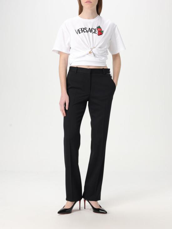 25SS 베르사체 반팔 티셔츠 10189711A13614 1W000 White - VERSACE