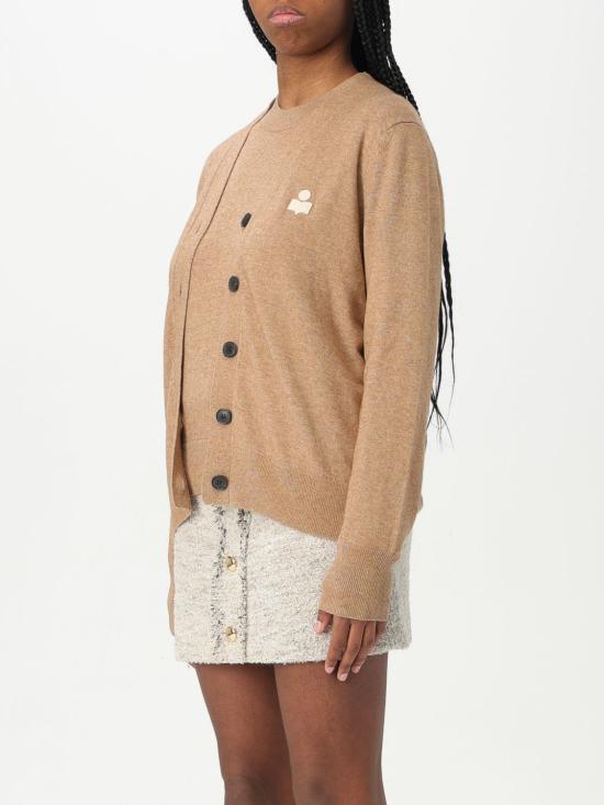 25SS 이자벨마랑에뚜왈 가디건 CA0104FAC1L17E 50CM Camel - ISABEL MARANT ETOILE