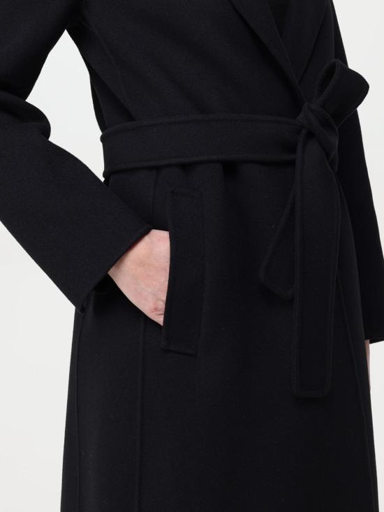 25FW 에스막스마라 폴린 코트 2519011121600 013 Black - 'S MAX MARA