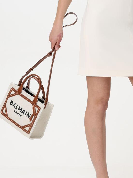 25SS 발망 토트백 DN1FE809TDCS GEM Brown - BALMAIN