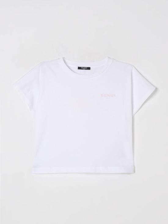25FW [키즈] 발망 티셔츠 BW8A31Z0116 100RS White
