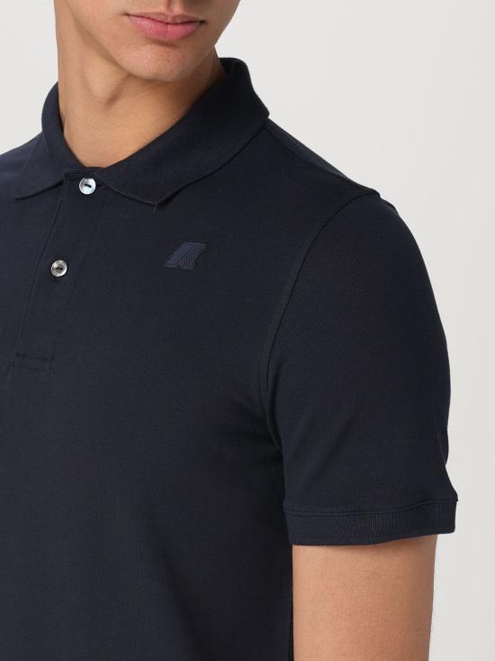 25FW 까웨 폴로 티셔츠 K5127BW K89 Navy - K-WAY