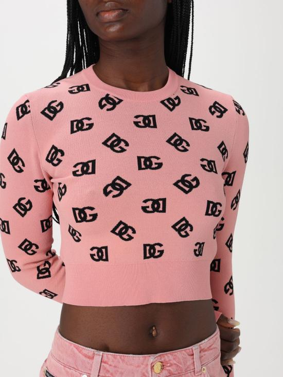 25FW 돌체앤가바나 스웨터 FXI12TJFMGT F0473 Pink - DOLCE & GABBANA