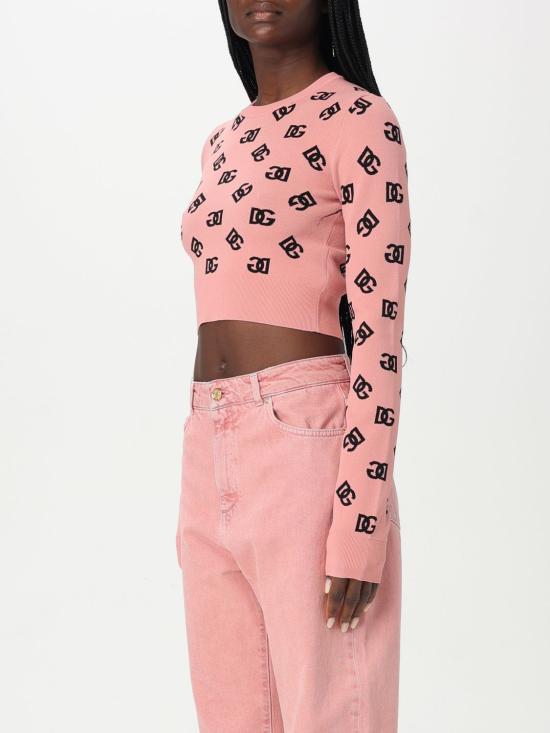 25FW 돌체앤가바나 스웨터 FXI12TJFMGT F0473 Pink - DOLCE & GABBANA