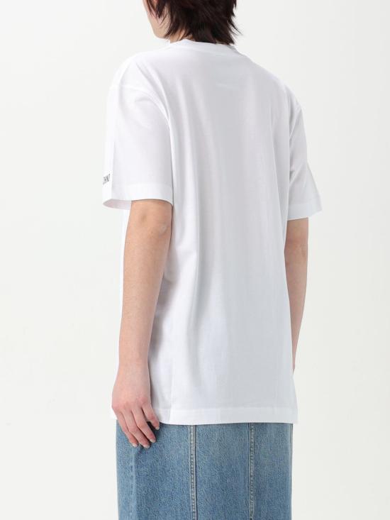 25FW 모스키노 반팔 티셔츠 07140441 1001 White - MOSCHINO