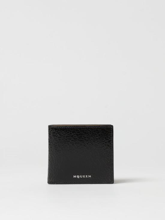 25SS 알렉산더 맥퀸 남성지갑 8148941AAUH 9769 Black