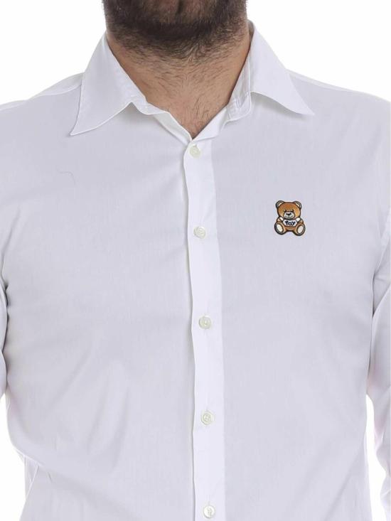  모스키노 긴팔 셔츠 020502361001 White - MOSCHINO