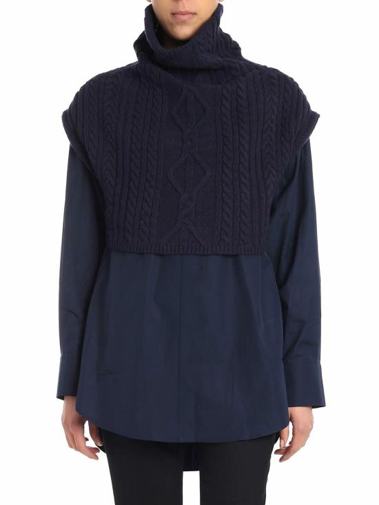  겐조 블라우스 1CH1895HP76 Blue