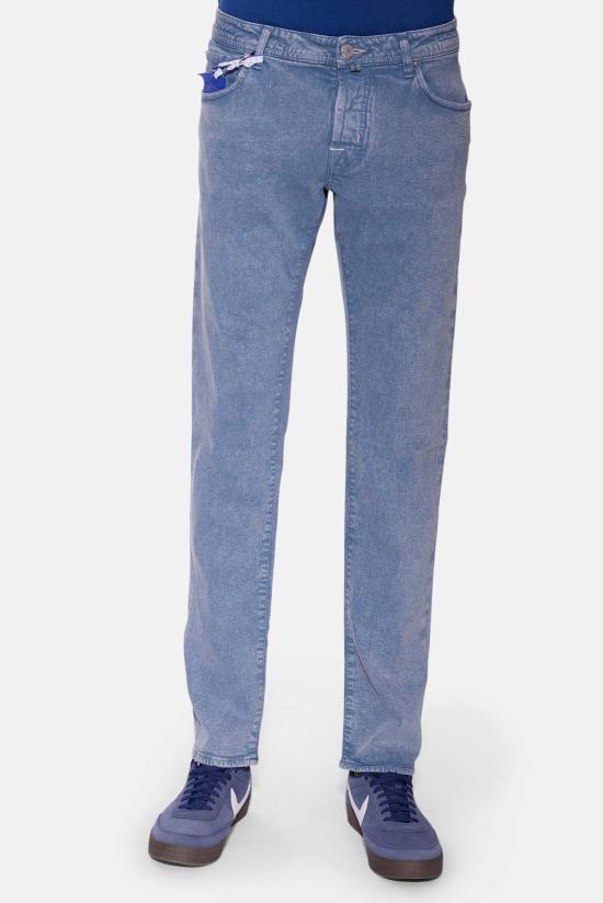  야콥코헨 데님 팬츠 Jacob Cohen Nick 11 Oz 한정판 셀비지 진 산성 워시 블루