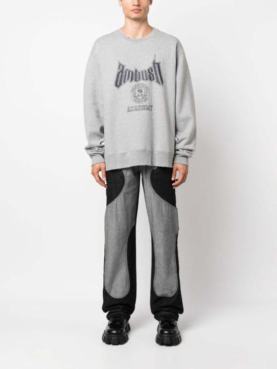  엠부시 긴팔 티셔츠 BMBA034F23FLE0010546 Grey - AMBUSH