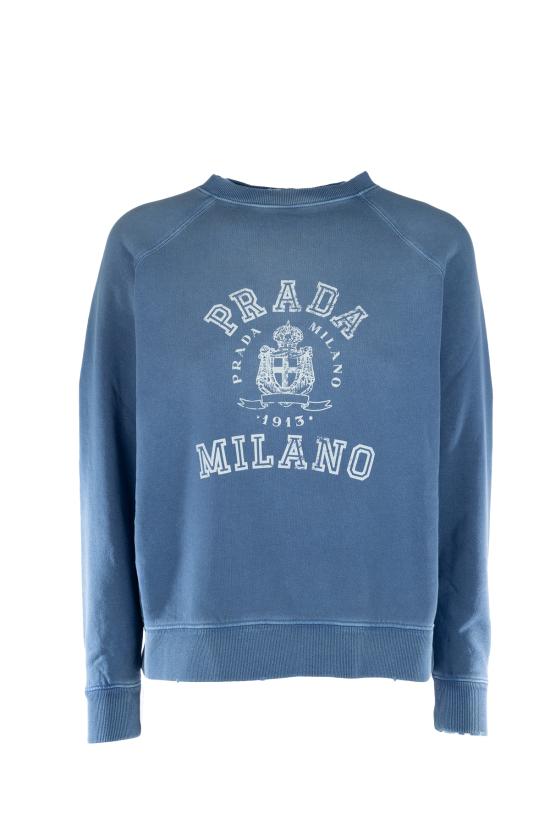 25SS 프라다 긴팔 티셔츠 13471416VZF0016 BLUETTE DOM