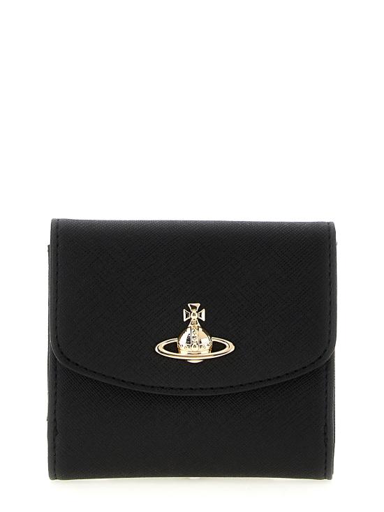 25FW 비비안웨스트우드 반지갑 51150032WS0021N402 BLACK DOM