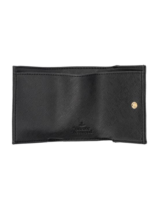 25FW 비비안웨스트우드 반지갑 5115002EWS0021N402 BLACK DOM - VIVIENNE WESTWOOD